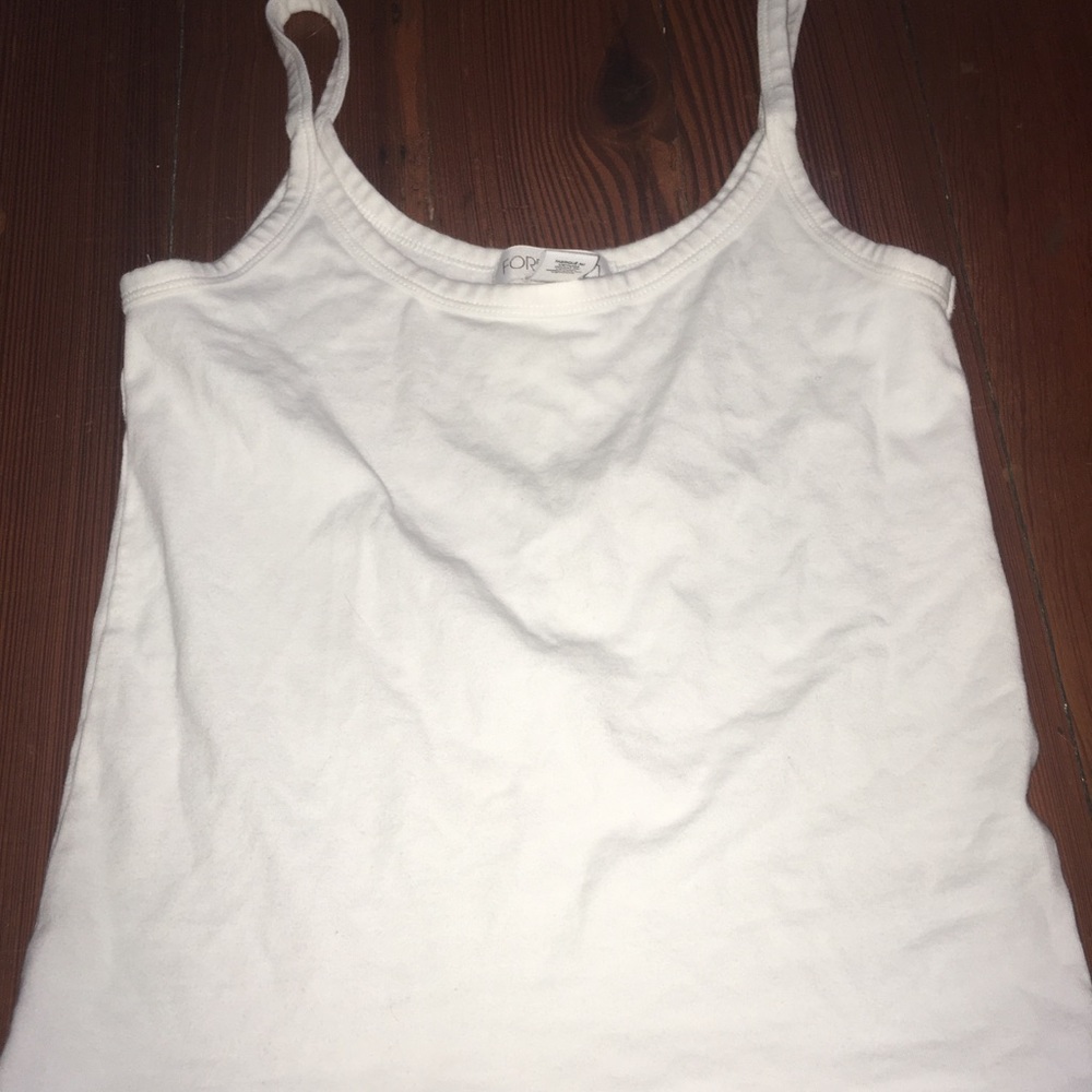 Forever21 White Crop Tank Top NWOT